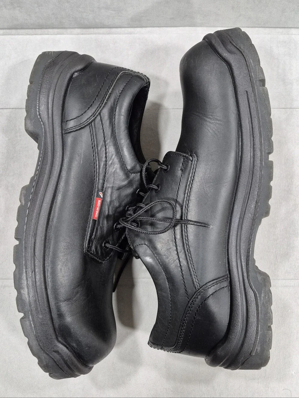 Red Wing King Toe 133 Oxford Work Shoes men's 14D black leather oil resistant